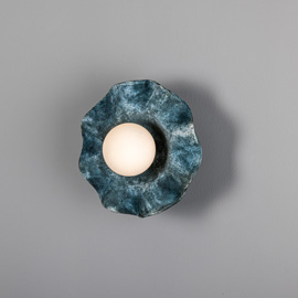 Rivale Blue Earth Wall Light